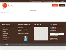 Tablet Screenshot of icarosuites.com
